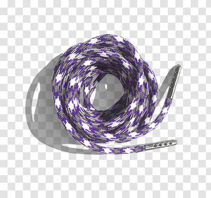 Amethyst Purple Shoelaces Transparent PNG