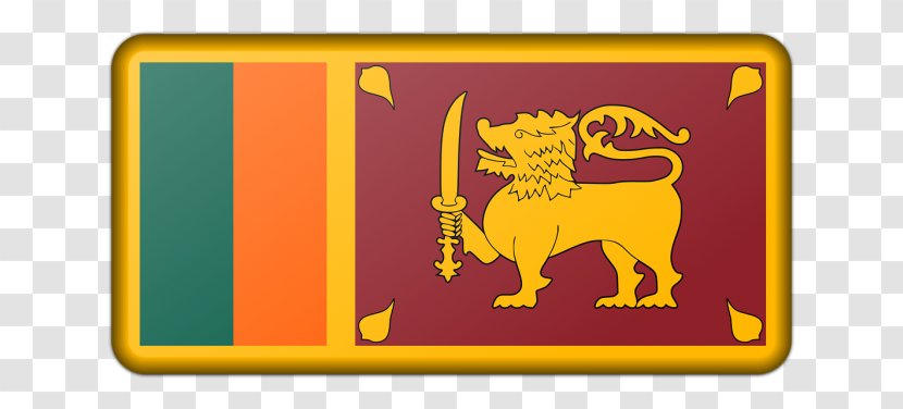 Flag Of Sri Lanka National Matha Transparent PNG