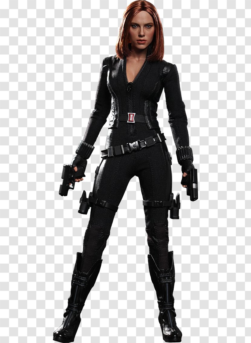 Scarlett Johansson Captain America: The Winter Soldier Black Widow Hot Toys Limited - Film - La Viuda Negra Marvel Transparent PNG