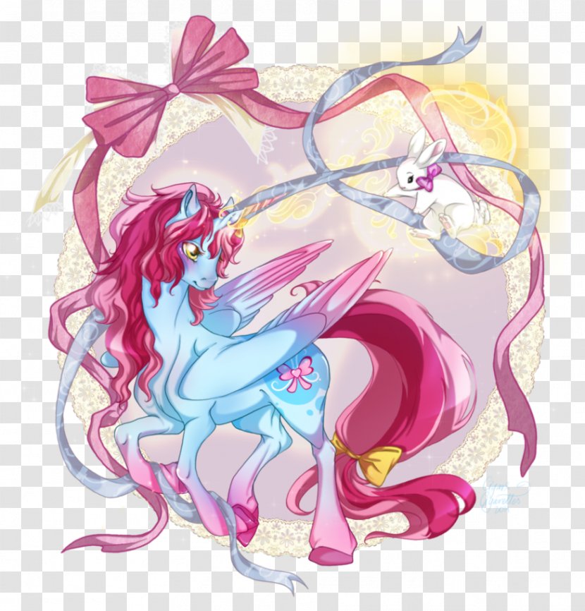 Vertebrate Horse Illustration Design Pink M - Flower Transparent PNG