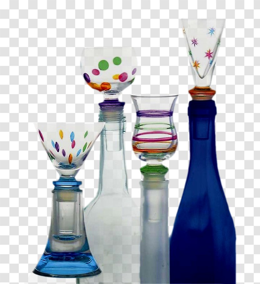 Wine Glass Martini Champagne Bottle - Barware Transparent PNG