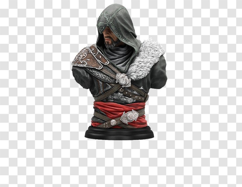 Assassin's Creed: Revelations Brotherhood Creed III Ezio Auditore - Sculpture - Trilogy Transparent PNG