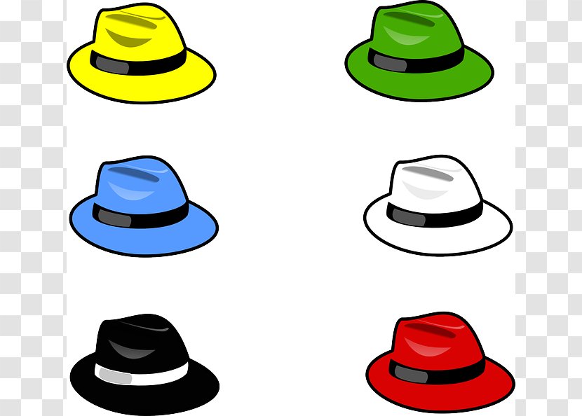 Six Thinking Hats Fedora Clip Art - Hat Transparent PNG