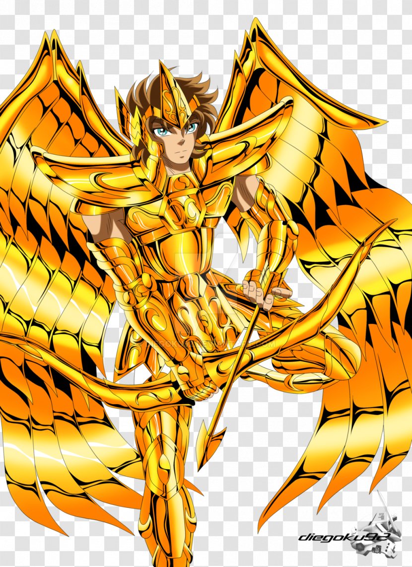 Sagittarius Aiolos Pegasus Seiya Saint Seiya: Knights Of The Zodiac Cavalieri D'oro - Flower Transparent PNG