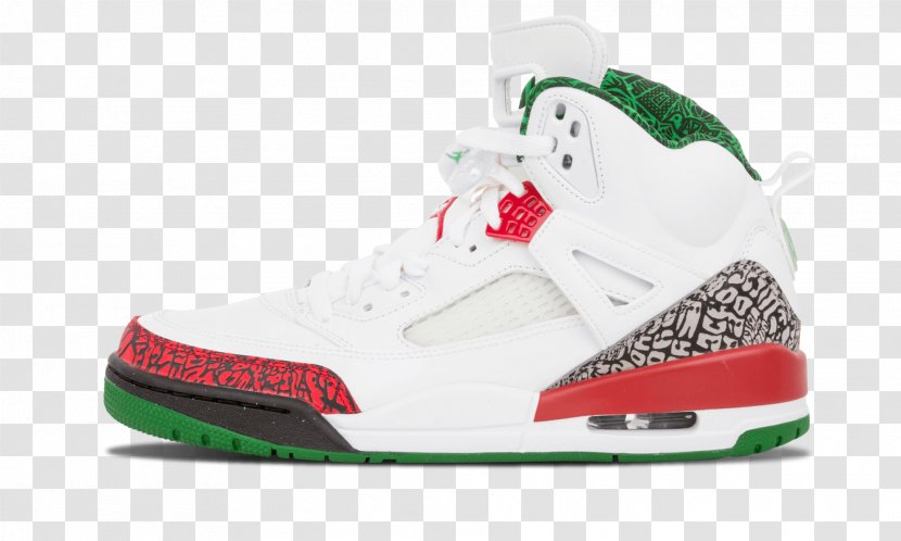 Air Jordan Sneakers White Spiz'ike Shoe - Outdoor - Nike Transparent PNG