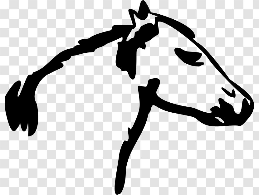 Mustang Draft Horse Clip Art - Head Mask Transparent PNG