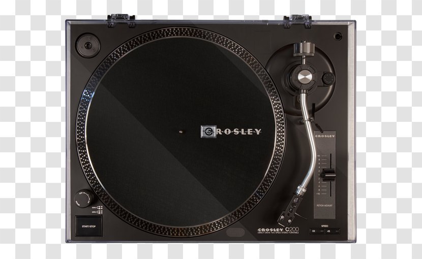 Audio Technics SL-1200 Phonograph Record Crosley - Electronics - Turntable Transparent PNG