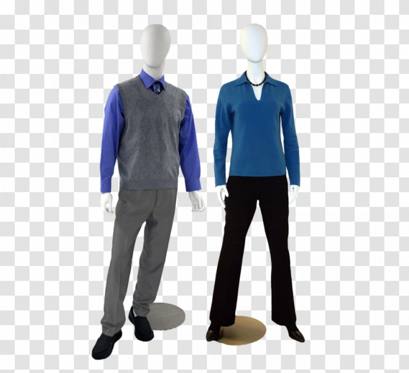 Mannequin Cobalt Blue Suit Formal Wear Outerwear Transparent PNG