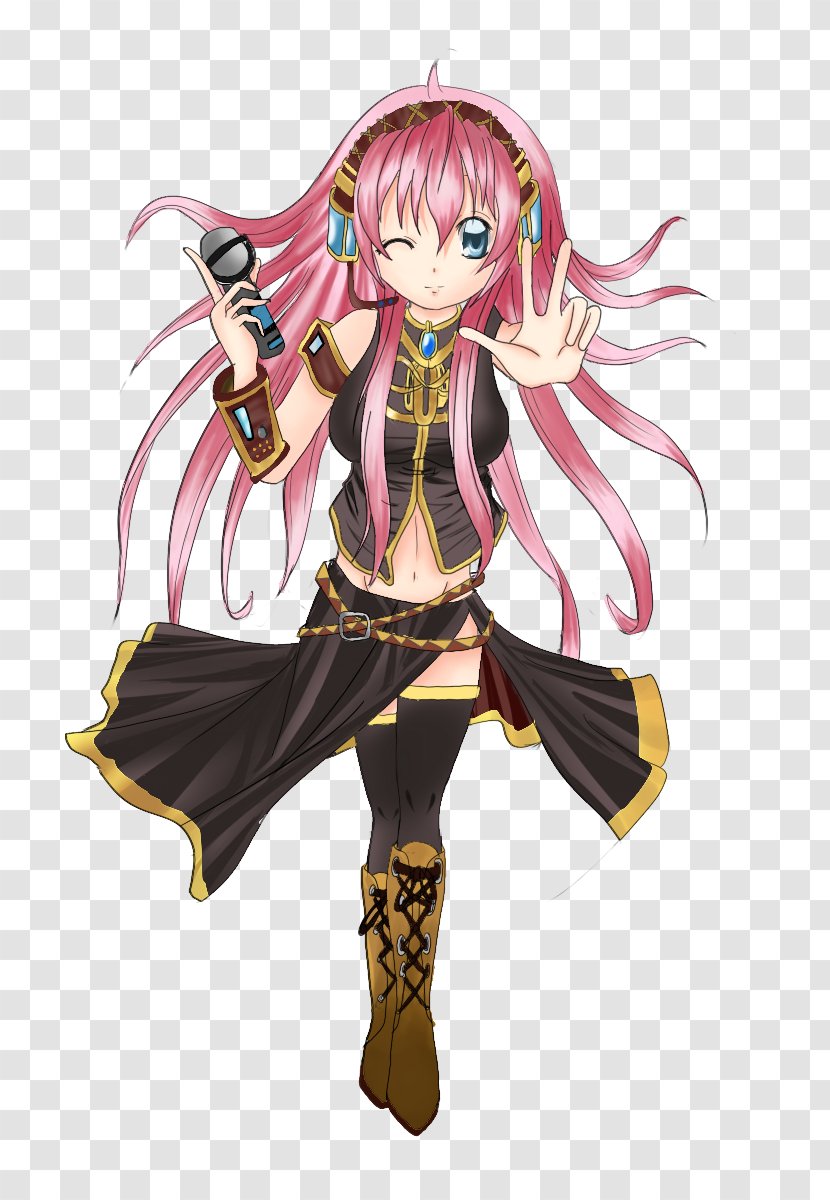 Megurine Luka Vocaloid Drawing - Watercolor Transparent PNG