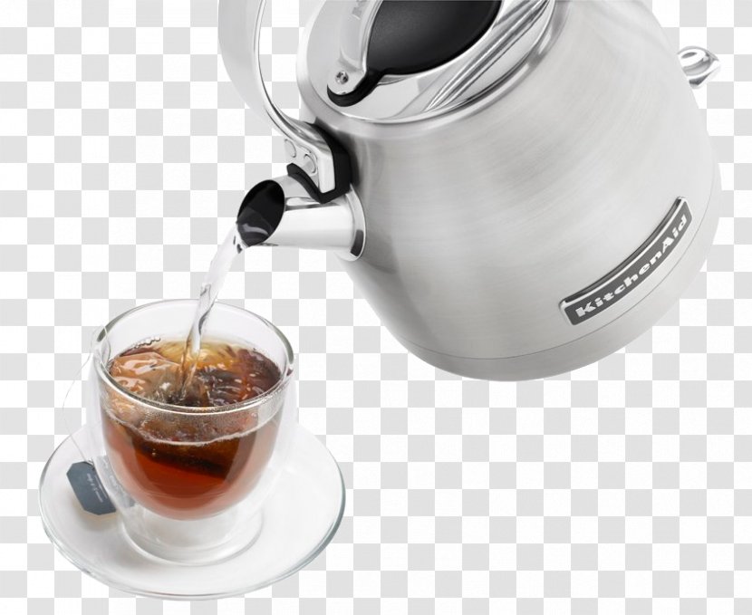 Electric Kettle Small Appliance KitchenAid Brushed Metal - Mixer Transparent PNG