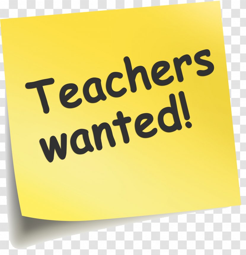 Certified Teacher Education Edwardsville - Post It Note - Wanted Transparent PNG