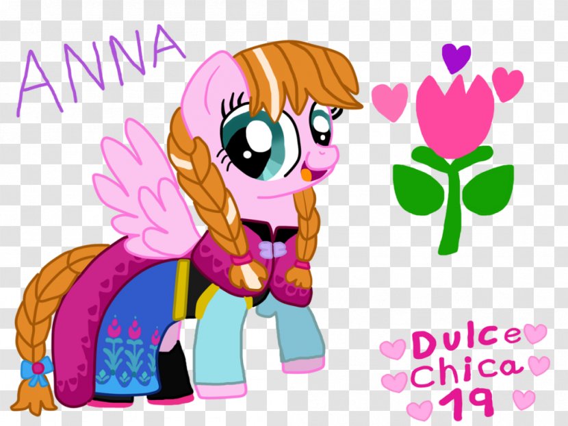 Pony Anna Elsa Pinkie Pie Horse - Heart - Arendelle Vector Transparent PNG