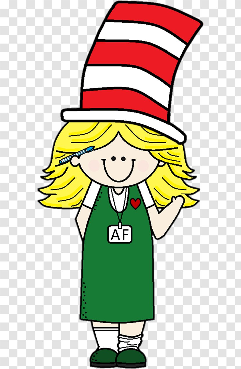 The Cat In Hat Green Eggs And Ham Clip Art Thing One - Memorial Day Weekend Library Transparent PNG
