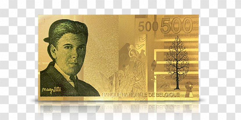 Banknote Gold Carat Belgian Franc Coin - Paper Product Transparent PNG