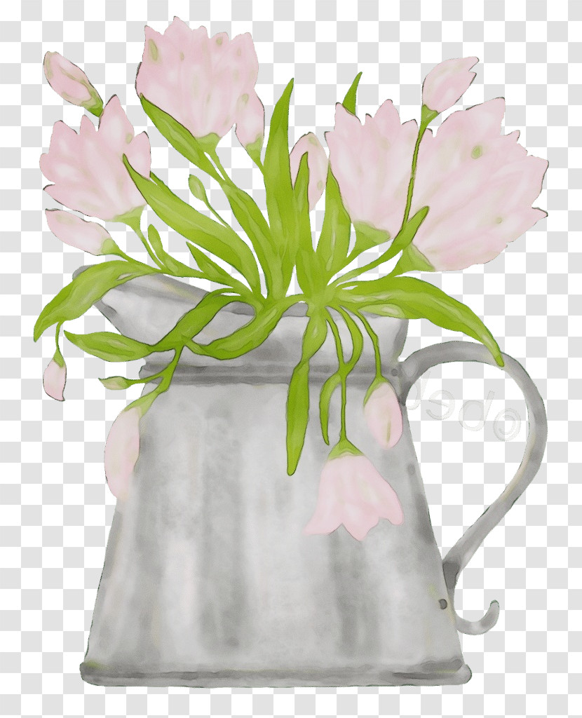 Flower Plant Pink Flowerpot Vase Transparent PNG