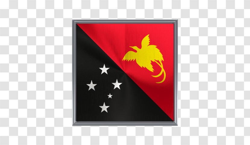 Flag Of Papua New Guinea National Flags The World - Country - Metal Square Transparent PNG