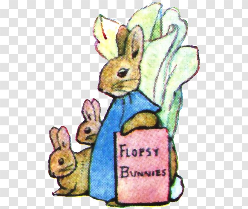 The Tale Of Peter Rabbit Domestic Flopsy Bunnies - Easter Bunny - Beatrix Potter Transparent PNG