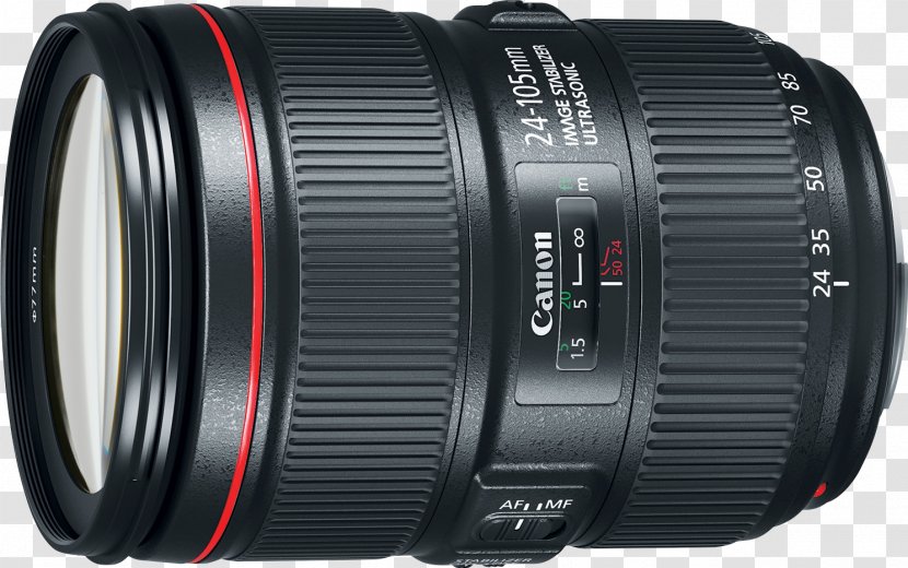 Canon EF Lens Mount 24–105mm 24-105mm F/4L IS II USM Camera 16–35mm - Accessory Transparent PNG