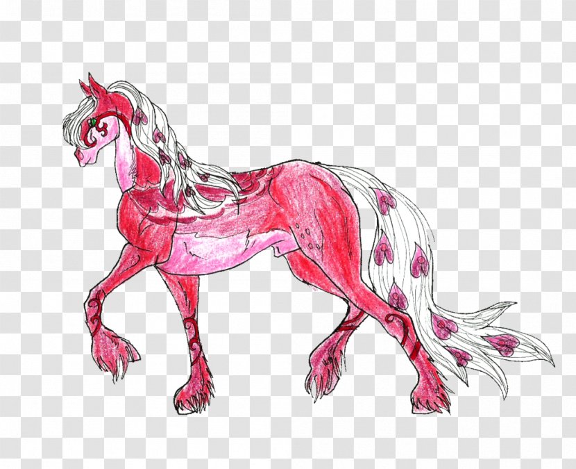 Pony Mustang Mane Drawing - Cupid Arrow Transparent PNG