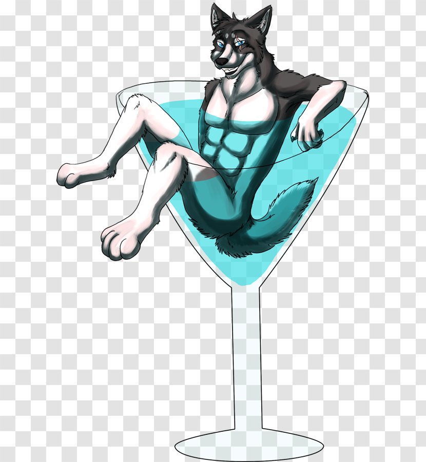 Cartoon Muscle Character Glass - Unbreakable - Martini Drawing Transparent PNG
