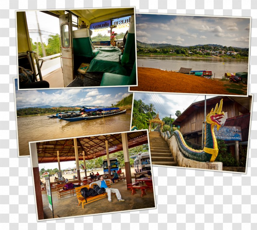Leisure Advertising Vacation Tourism Collage - Pha That Luang Lao Transparent PNG