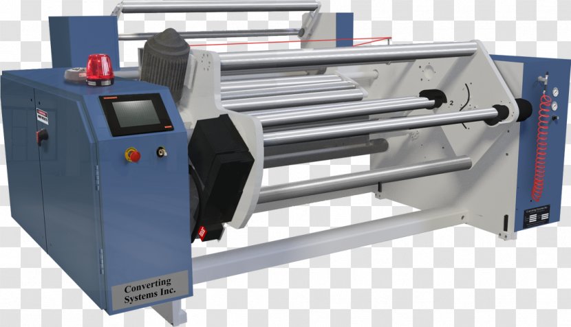 Winding Machine Bobbin Manufacturing Paper - System - Hmi Transparent PNG