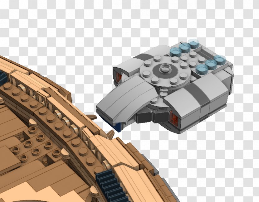LEGO USS Defiant Star Trek Design - Conceptual - Space Transparent PNG