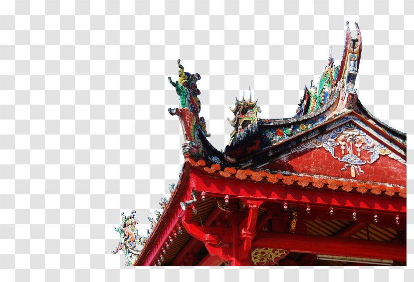 China Chinese Architecture Building Caisson - Dragon Roof Ridge Transparent PNG