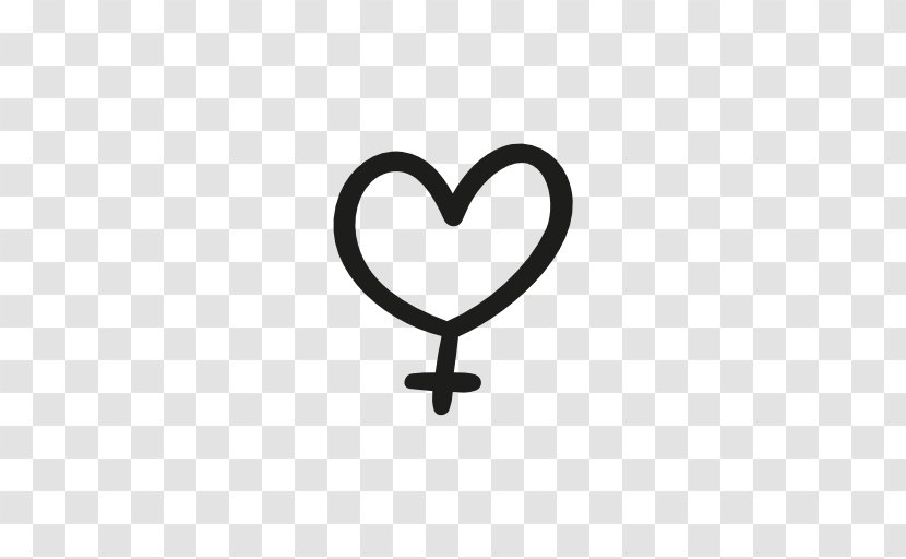 Gender Symbol Female - Silhouette - Male And Symbols Transparent PNG
