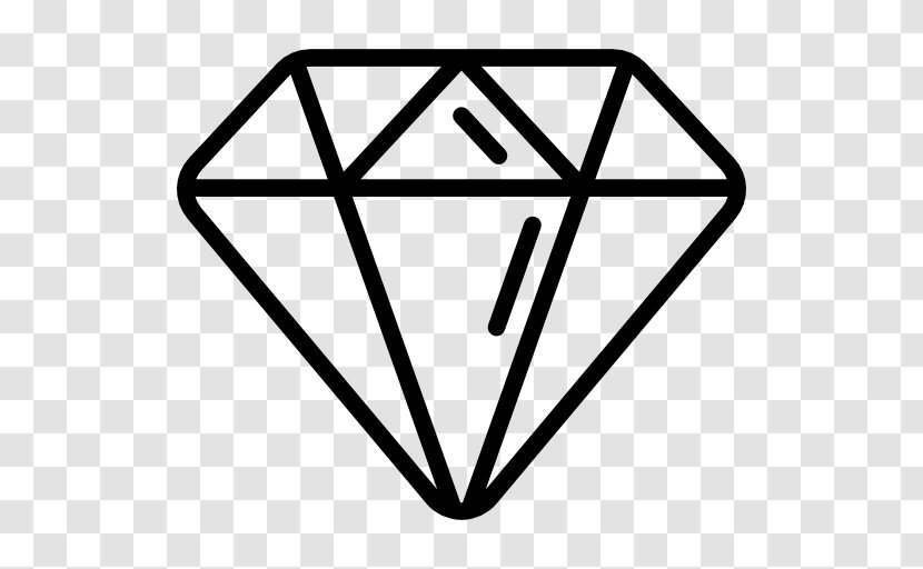 Diamond Drawing Clip Art - Black Transparent PNG