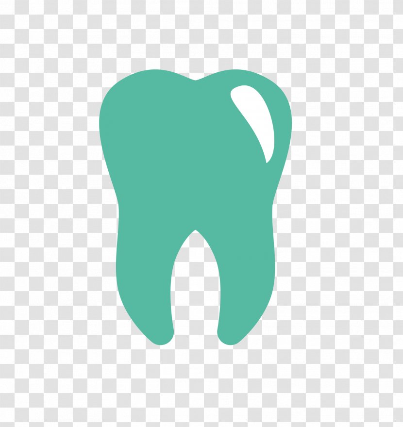 Tooth Icon - Silhouette - Vector Green Teeth Transparent PNG