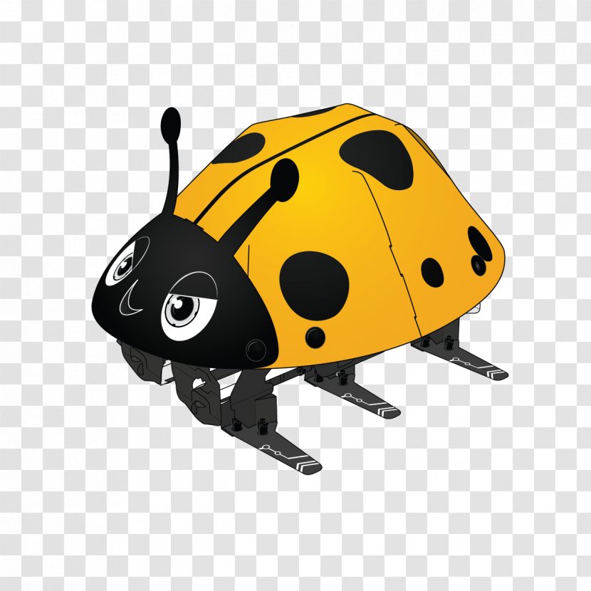 Technology Insect Clip Art - Yellow - Mascara Ladybug Transparent PNG