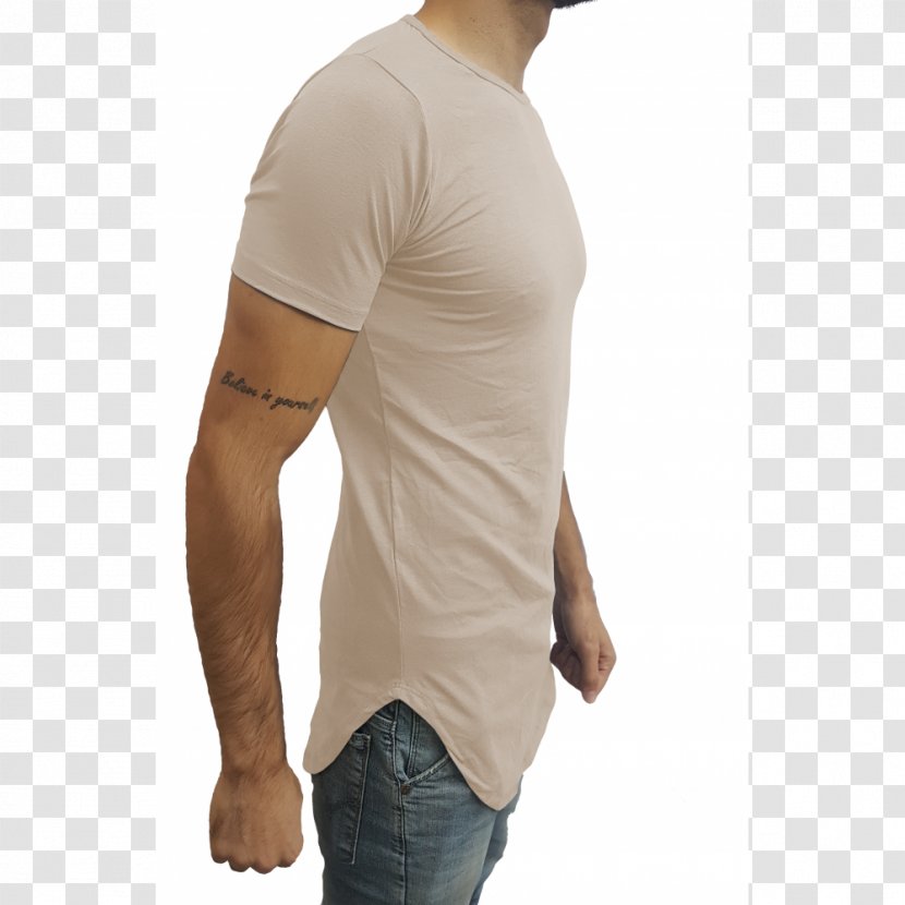 Long-sleeved T-shirt Beige - Watercolor Transparent PNG