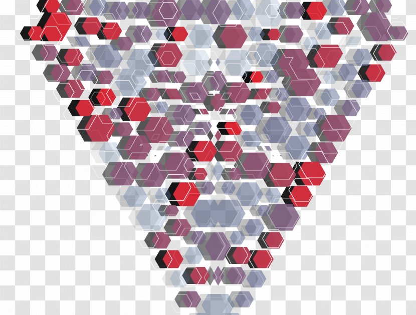 Polygon Geometric Shape Geometry - Frame - Red Background Polygonal Transparent PNG
