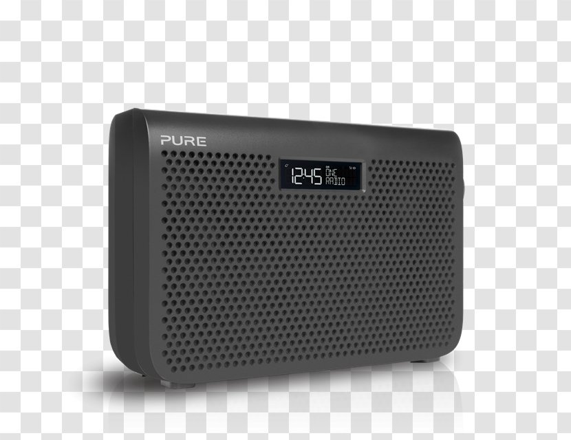 PURE FM/DAB/DAB + One Midi S3 FM Broadcasting Portable Radio With Alarm Clock Frequency Modulation - Digital Sequence Transparent PNG