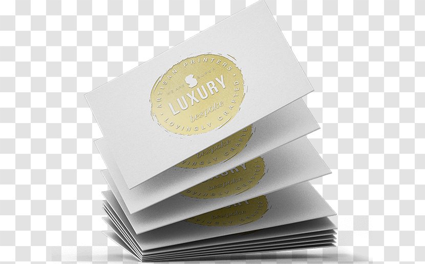 Paper Embossing Business Cards Printing Foil - Duplex Transparent PNG