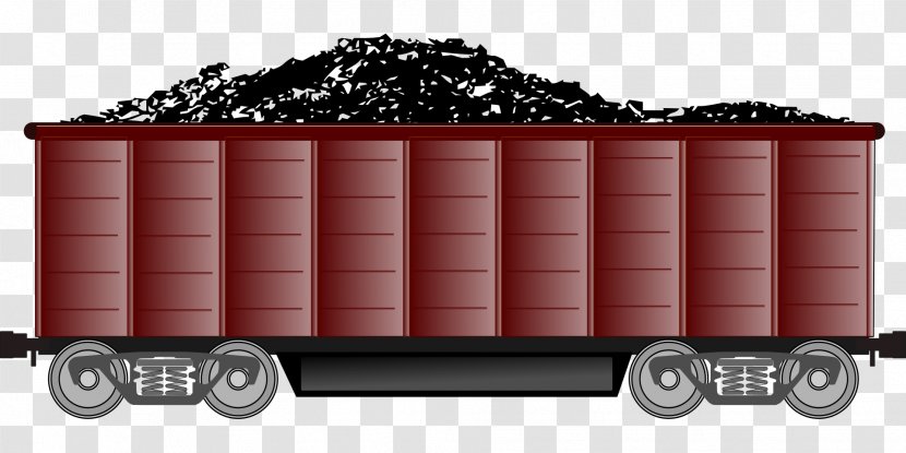 Train Rail Transport Coal Wagon Clip Art - Cargo Transparent PNG