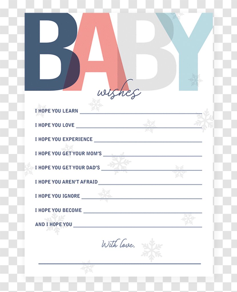 Baby Shower Wish Infant Diaper Mother - Boy Transparent PNG