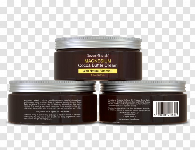 Cocoa Butter Cream Flavor Organic Food Magnesium - Wellbeing Transparent PNG