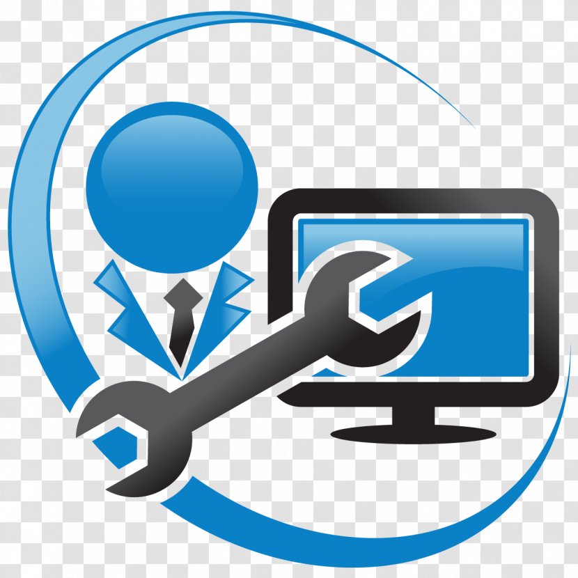 Laptop Computer Repair Technician Logo Clip Art - Communication - Home Logos Transparent PNG