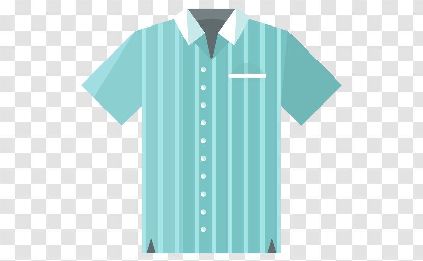 Dress Shirt T-shirt Hoodie Clothing - Azure Transparent PNG