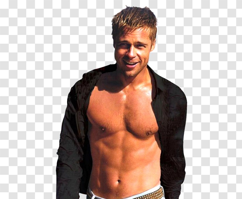 Brad Pitt Seven Actor Sexiest Man Alive - Flower Transparent PNG