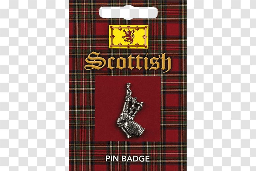 Scotland Bagpipes Pin Badges Tartan - Celts Transparent PNG