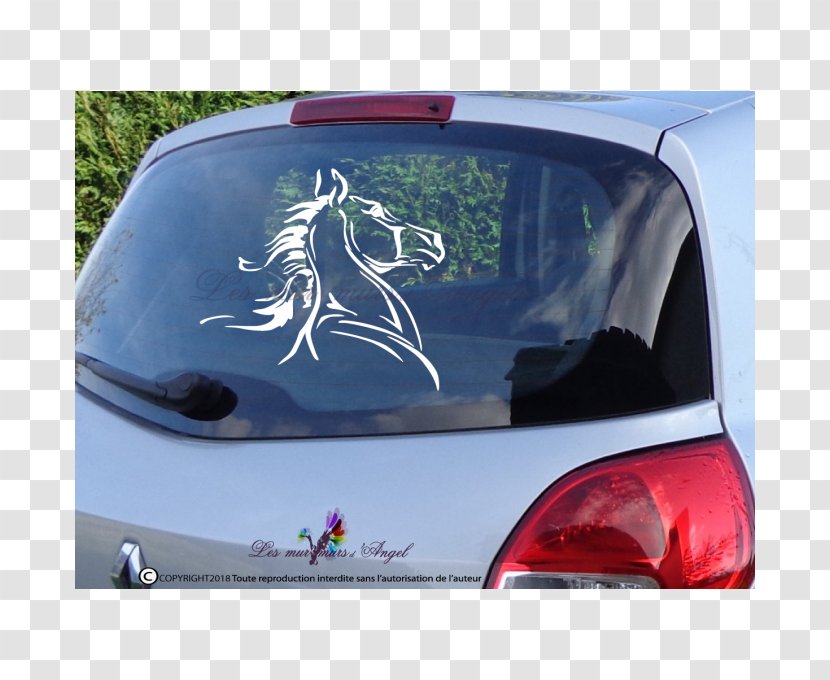 Arabian Horse Thoroughbred Car Door Gallop - Bumper - Boutique Stickers Transparent PNG