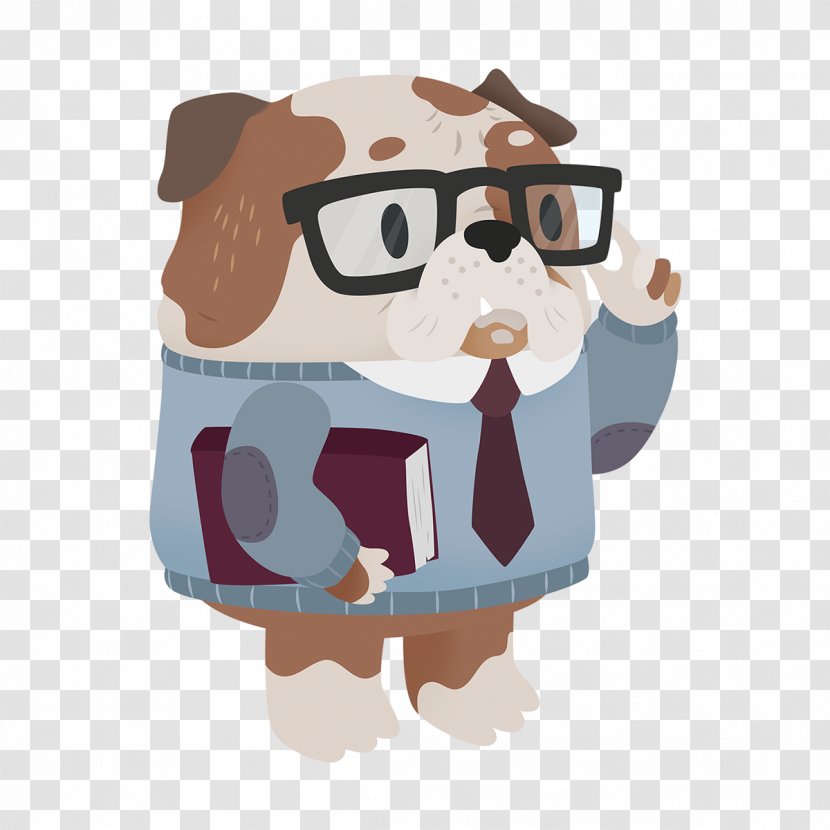 Dog Glasses Illustration Cartoon Snout - Shih Tzu Transparent PNG