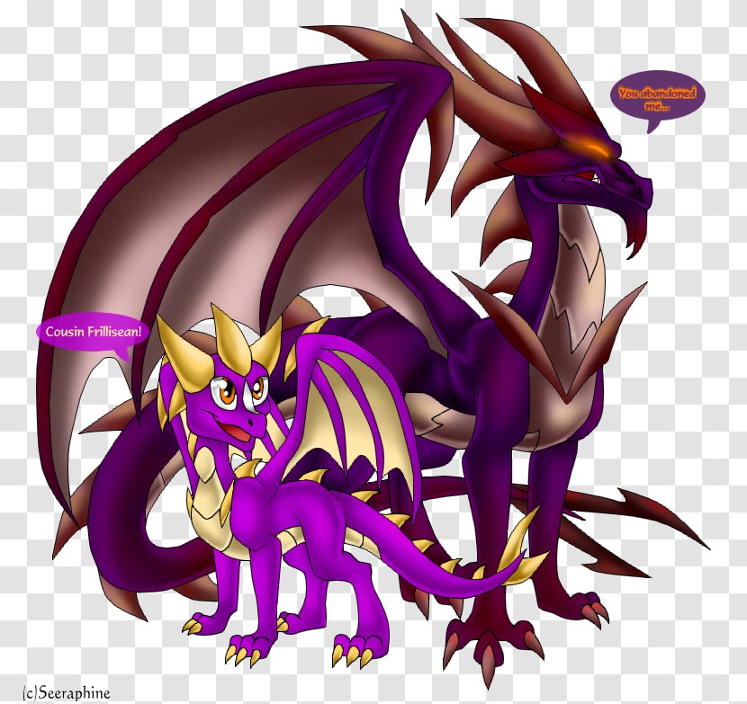 The Legend Of Spyro: A New Beginning Eternal Night Skylanders: Spyro's Adventure Malefor Hero's Tail - Frame - Dragon Transparent PNG