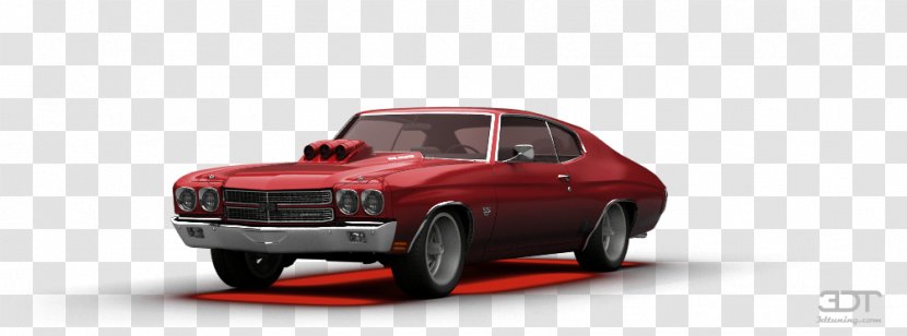 Muscle Car Model Compact Scale Models - Play Vehicle - Chevrolet Chevelle Transparent PNG