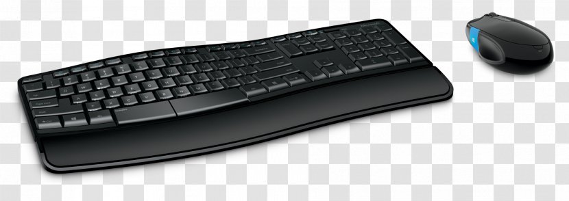 Computer Keyboard Microsoft Sculpt Comfort Desktop Mouse Ergonomic - Component Transparent PNG