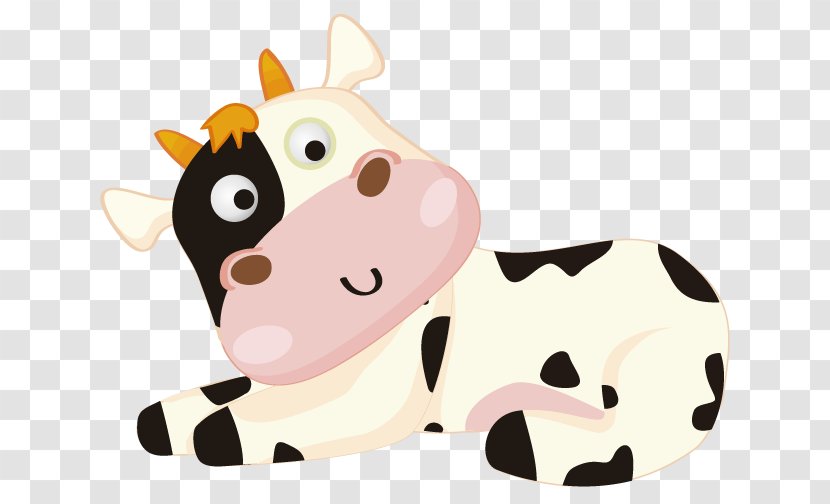 Cattle Stuffed Animals & Cuddly Toys Clip Art Pattern Snout - Asl Milk Transparent PNG