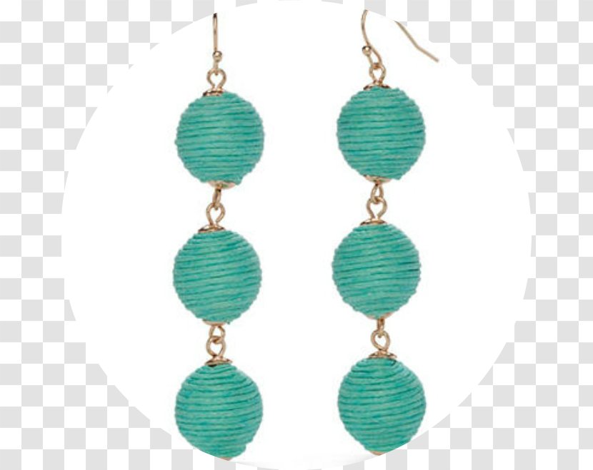 Turquoise Earring Necklace Silver Jewellery - Earrings Transparent PNG